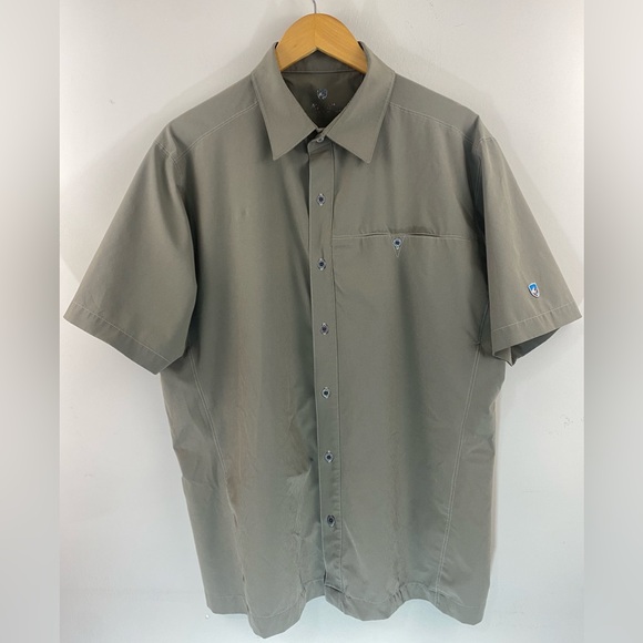 Kühl Men’s Sz L Short Sleeve Renegade Button-Up Shirt - Outdoor Hiking Gorpcore - Picture 5 of 7